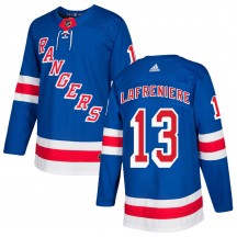 Men's Adidas New York Rangers Alexis Lafreniere Royal Blue Home Jersey - Authentic