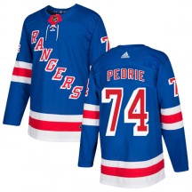 Men's Adidas New York Rangers Vince Pedrie Royal Blue Home Jersey - Authentic