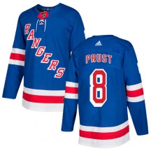 Men's Adidas New York Rangers Brandon Prust Royal Blue Home Jersey - Authentic