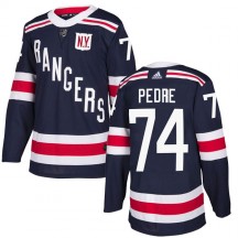 Men's Adidas New York Rangers Vince Pedrie Navy Blue 2018 Winter Classic Home Jersey - Authentic