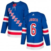 Youth Adidas New York Rangers Zac Jones Royal Blue Home Jersey - Authentic
