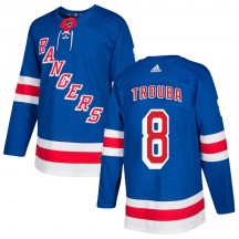Youth Adidas New York Rangers Jacob Trouba Royal Blue Home Jersey - Authentic