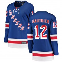 Women's Fanatics Branded New York Rangers Julien Gauthier Blue Home Jersey - Breakaway