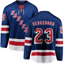 Men's Fanatics Branded New York Rangers Jeff Beukeboom Blue Home Jersey - Breakaway