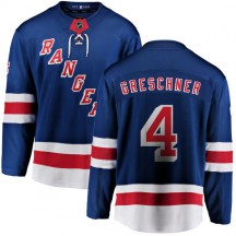 Youth Fanatics Branded New York Rangers Ron Greschner Blue Home Jersey - Breakaway