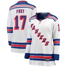 Women's Fanatics Branded New York Rangers Jesper Fast White Away Jersey - Breakaway
