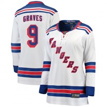 Women's Fanatics Branded New York Rangers Adam Graves White Away Jersey - Breakaway