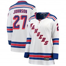 Women's Fanatics Branded New York Rangers Jack Johnson White Away Jersey - Breakaway