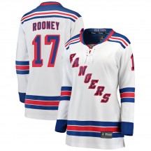 Women's Fanatics Branded New York Rangers Kevin Rooney White Away Jersey - Breakaway