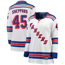 Women's Fanatics Branded New York Rangers James Sheppard White Away Jersey - Breakaway