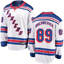 Men's Fanatics Branded New York Rangers Pavel Buchnevich White Away Jersey - Breakaway