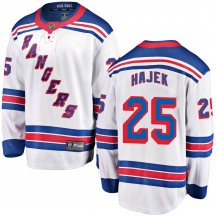 Men's Fanatics Branded New York Rangers Libor Hajek White ized Away Jersey - Breakaway