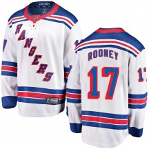 Men's Fanatics Branded New York Rangers Kevin Rooney White Away Jersey - Breakaway