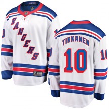 Men's Fanatics Branded New York Rangers Esa Tikkanen White Away Jersey - Breakaway