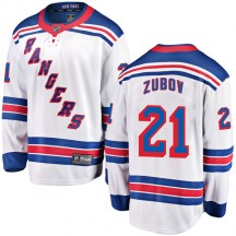 Men's Fanatics Branded New York Rangers Sergei Zubov White Away Jersey - Breakaway