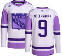 Men's Adidas New York Rangers Rob Mcclanahan Hockey Fights Cancer Jersey - Authentic