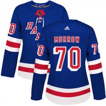 Women's Adidas New York Rangers Joe Morrow Royal Blue Home Jersey - Authentic
