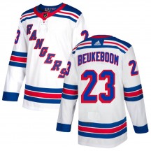 Youth Adidas New York Rangers Jeff Beukeboom White Jersey - Authentic