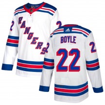 Youth Adidas New York Rangers Dan Boyle White Jersey - Authentic