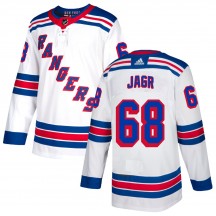 Youth Adidas New York Rangers Jaromir Jagr White Jersey - Authentic