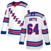 Youth Adidas New York Rangers Tyler Motte White Jersey - Authentic