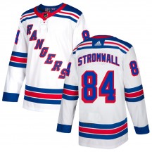 Youth Adidas New York Rangers Malte Stromwall White Jersey - Authentic