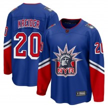 Youth Fanatics Branded New York Rangers Chris Kreider Royal Special Edition 2.0 Jersey - Breakaway