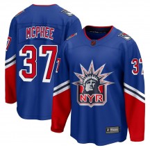 Youth Fanatics Branded New York Rangers George Mcphee Royal Special Edition 2.0 Jersey - Breakaway