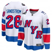 Men's Fanatics Branded New York Rangers Tomas Sandstrom White 2024 Stadium Series Jersey - Breakaway