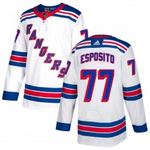 Men's Adidas New York Rangers Phil Esposito White Jersey - Authentic
