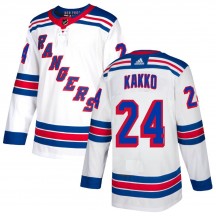 Men's Adidas New York Rangers Kaapo Kakko White Jersey - Authentic