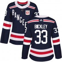 Women's Adidas New York Rangers Connor Brickley Navy Blue 2018 Winter Classic Home Jersey - Authentic
