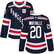 Women's Adidas New York Rangers Luc Robitaille Navy Blue 2018 Winter Classic Home Jersey - Authentic
