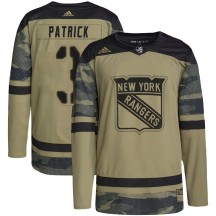 Men's Adidas New York Rangers James Patrick Camo Military Appreciation Practice Jersey - Authentic