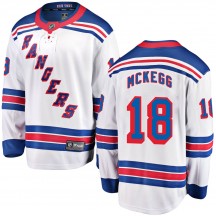 Youth Fanatics Branded New York Rangers Greg McKegg White Away Jersey - Breakaway