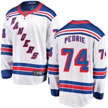 Youth Fanatics Branded New York Rangers Vince Pedrie White Away Jersey - Breakaway