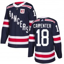Youth Adidas New York Rangers Ryan Carpenter Navy Blue 2018 Winter Classic Home Jersey - Authentic
