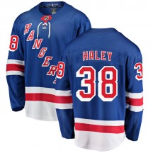 Youth Fanatics Branded New York Rangers Micheal Haley Blue Home Jersey - Breakaway