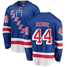 Youth Fanatics Branded New York Rangers Joey Keane Blue Home Jersey - Breakaway
