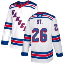 Men's Adidas New York Rangers Martin St. Louis White Jersey - Authentic