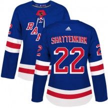 Women's Adidas New York Rangers Kevin Shattenkirk Royal Blue Home Jersey - Authentic