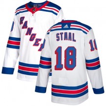 Youth Adidas New York Rangers Marc Staal White Away Jersey - Authentic