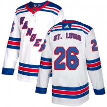 Youth Adidas New York Rangers Martin St. Louis White Away Jersey - Authentic
