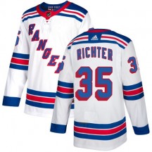 Women's Adidas New York Rangers Mike Richter White Away Jersey - Authentic