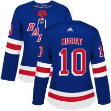 Women's Adidas New York Rangers Ron Duguay Royal Blue Home Jersey - Authentic