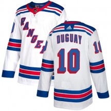 Women's Adidas New York Rangers Ron Duguay White Away Jersey - Authentic