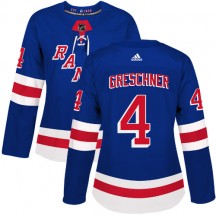 Women's Adidas New York Rangers Ron Greschner Royal Blue Home Jersey - Authentic