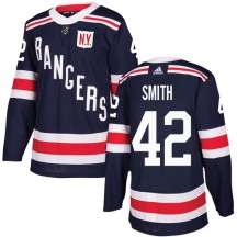 Youth Adidas New York Rangers Brendan Smith Navy Blue 2018 Winter Classic Jersey - Authentic