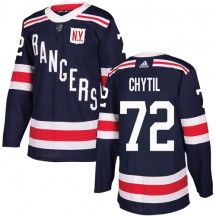 Youth Adidas New York Rangers Filip Chytil Navy Blue 2018 Winter Classic Jersey - Authentic
