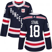 Women's Adidas New York Rangers Marc Staal Navy Blue 2018 Winter Classic Jersey - Authentic